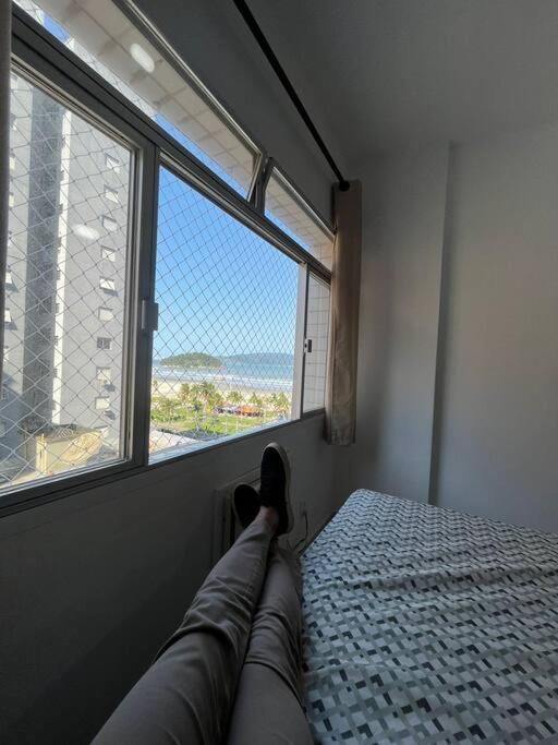 Vista Mar, Moderno Para Relaxar. Apto Completo ! São Vicente Buitenkant foto