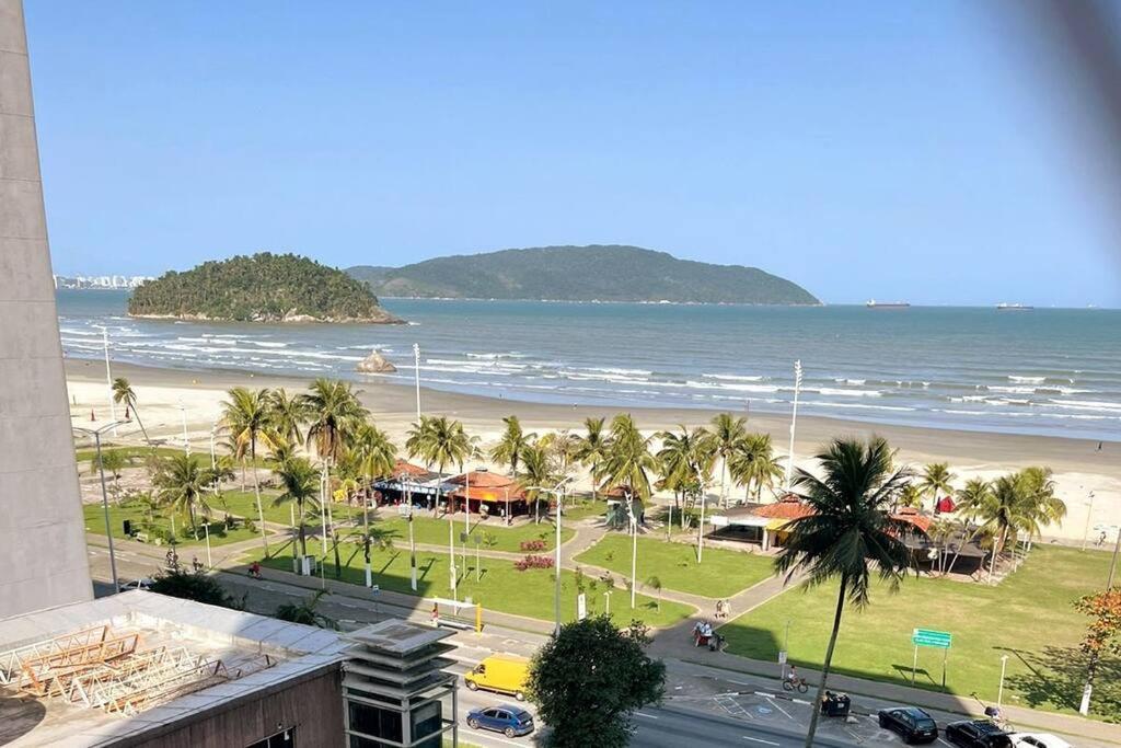 Vista Mar, Moderno Para Relaxar. Apto Completo ! São Vicente Buitenkant foto